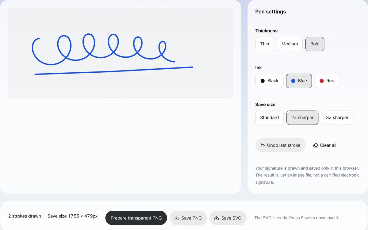 3. Save as a transparent PNG or SVG