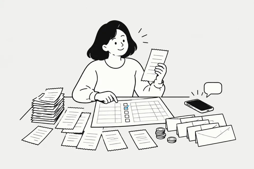 ESFJ 살림꾼 총무 — 일상 한 장면 그림