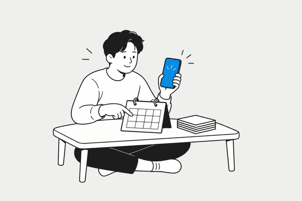 ESTJ 원칙 반장 — 일상 한 장면 그림