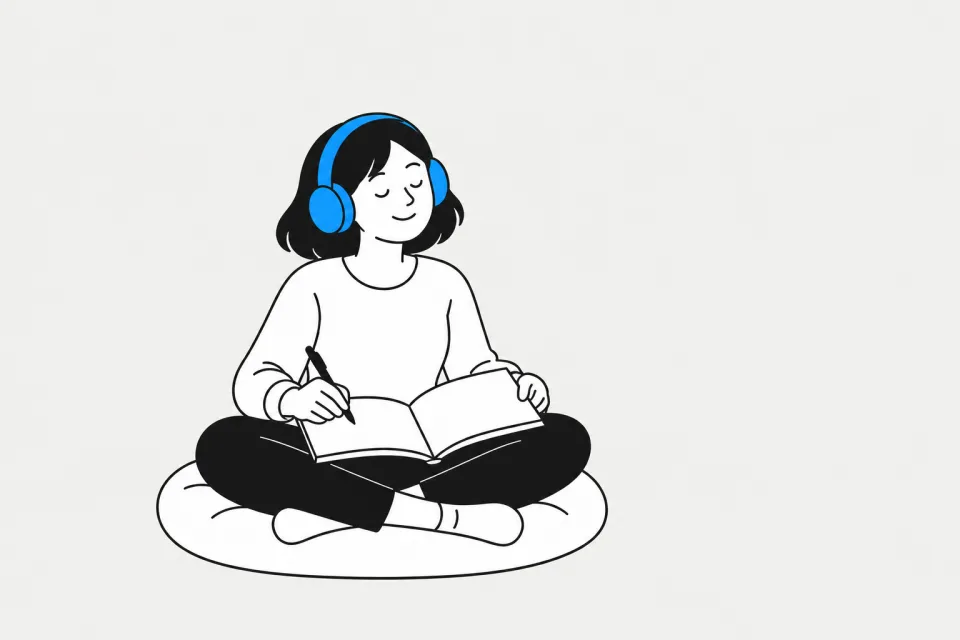 INFJ 속 깊은 등대지기 — 쉬며 충전하는 장면 그림
