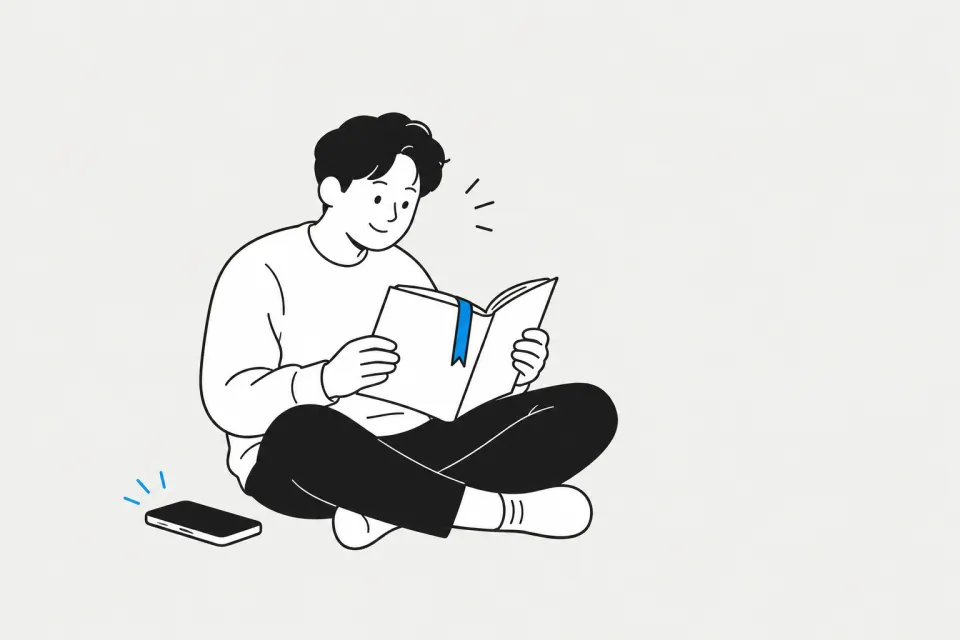 INTJ 조용한 체스 플레이어 — 쉬며 충전하는 장면 그림