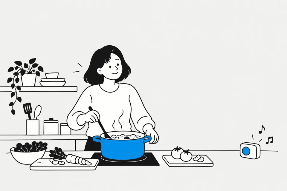 ISFJ 든든한 버팀목 — 쉬며 충전하는 장면 그림